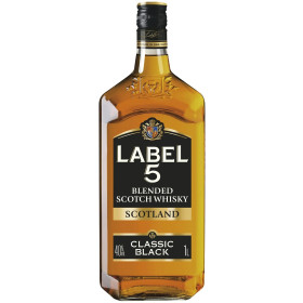 1L Whisky 40%V Label 5