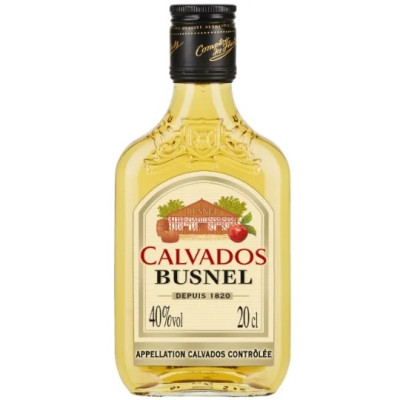 Flask 20cl Calvados 40%V Busnel