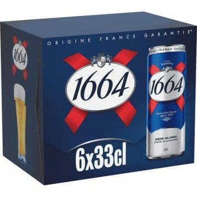 6x33cl Bière 1664 5,5%V Kronenbourg