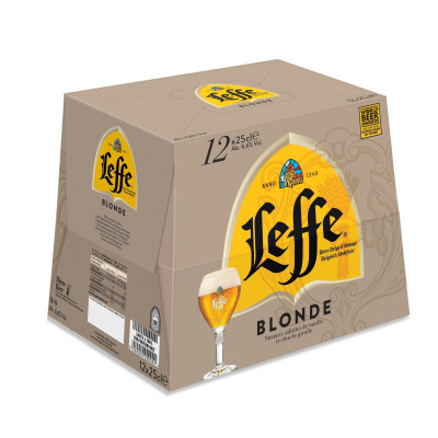 12X25cl Bière Leffe Blonde 6.6%V