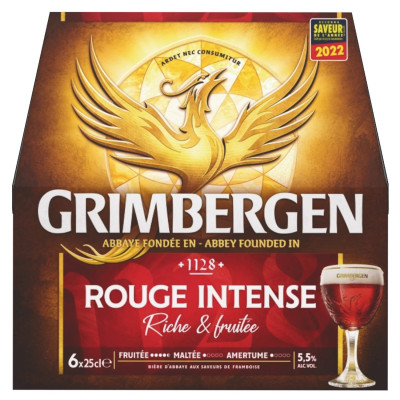 6X25cl Bière Grimbergen Rouge 5.5%V