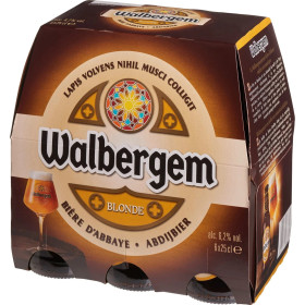 6X25cl Bière Abbaye Walbergem 6.2%V