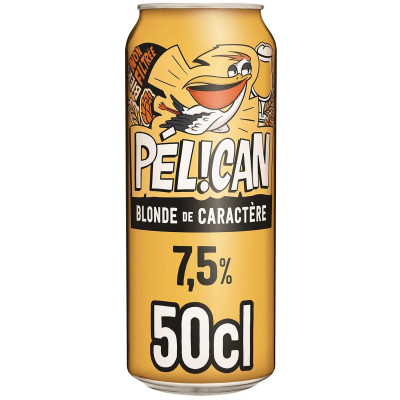 50cl Bière Blonde Pélican 7.5%V