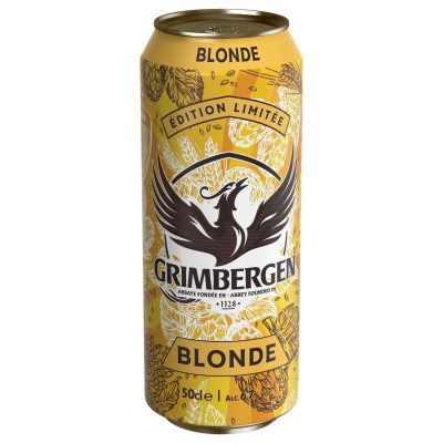 50cl Bière Blonde Grimbergen 6.7%V