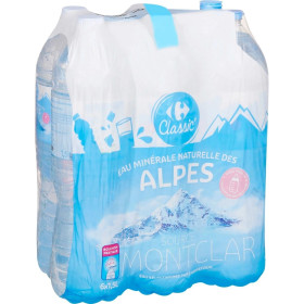 1.5L Eau minérale Alpes Carrefour