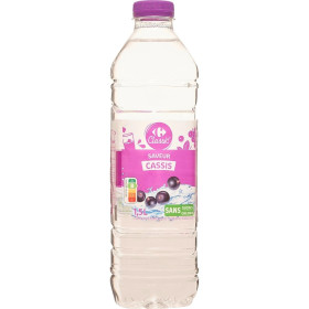 1.5L Eau aromatisée au cassis Carrefour