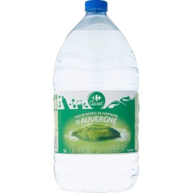 Bidon de 5L Eau d'Auvergne Carrefour