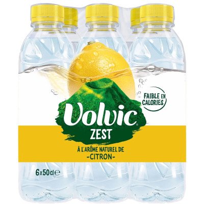 6X50cl Eau citronnée Volvic