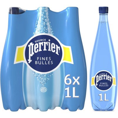 1l Eau fines bulles Perrier