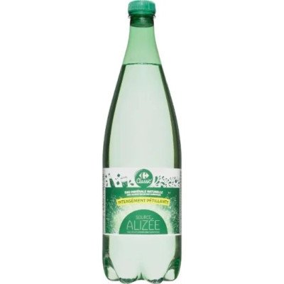 1l Eau minérale gazeuse Carrefour