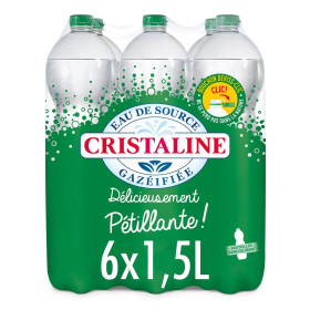 1.15l Eau pétillante Cristaline