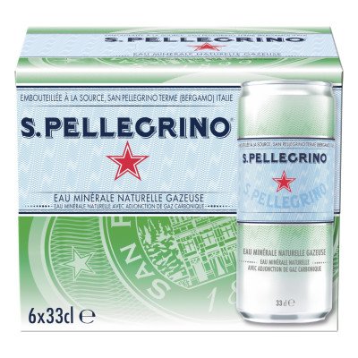 6X33cl Eau pétillante San Pellegrino