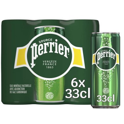 6X33cl Eau pétillante Perrier