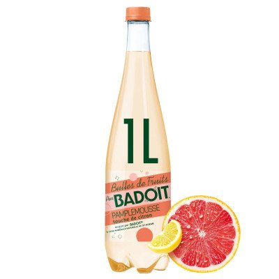 Bouteille d'Eau Badoit citron pamplemousse 1L