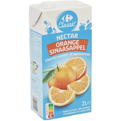 2L Brique Nectar Orange Carrefour