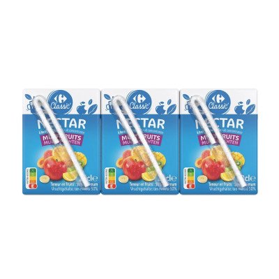 6X20cl Briques Nectar Multifruit Carrefour (ABC)