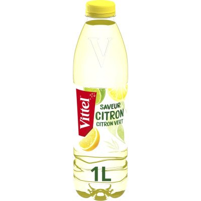 1L Eau minérale Vittel up saveur citron/ citron vert