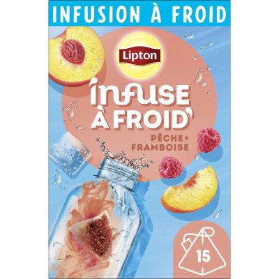 Lipton pêche framboise 35g