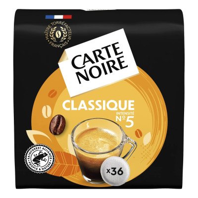 Dosette Classique 5 Carte Noire x36 250g