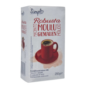 Café Robusta Moulu Simpl 250g Café Robusta Moulu Simpl 250g
