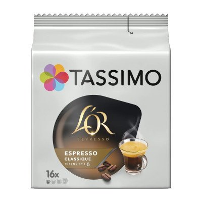 Dosette Tassimo L'or espresso classique x16 104g