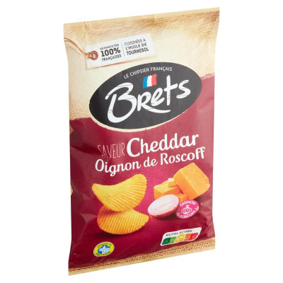 Chips Cheddar Oignon Brets 125g