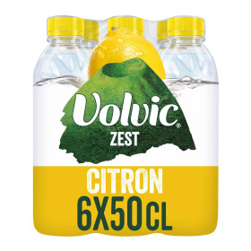 50cl Eau minérale Volvic aromatisée au citron 50cl Eau minérale Volvic aromatisée au citron