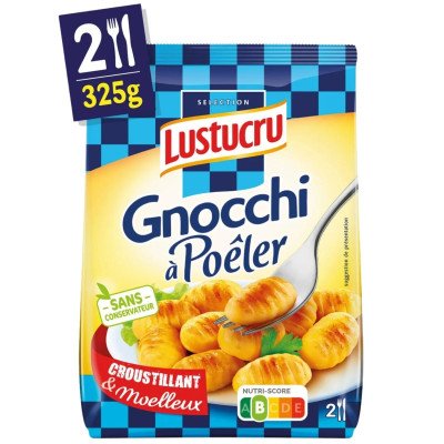 325 g Gnocchi ( x9) a poêler Lustucru