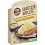 300 g Saucisse grillé  purée sauce aux deux moutardes Carrefour Original