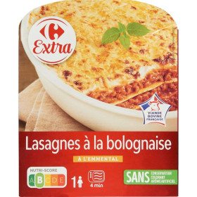 350 g Lasagne a la Bolognaise Carrefour Extra