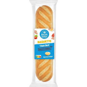 230 g Baguette thon tomate œuf Bon appétit Classic