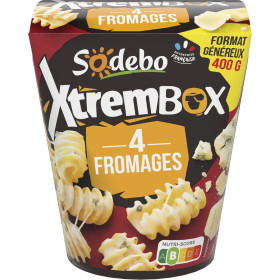 400 g Box Radiatori Xtrem fromage italiens  Sodebo 400 g Box Radiatori Xtrem fromage italiens  Sodebo