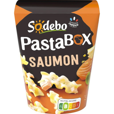 300 g Box  fusilli Saumon citron   Sodebo