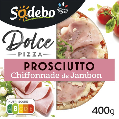 400 g Dolce pizza prosciutto  Sodebo