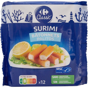 200 g Batônnets surimi  Carrefour  Classic