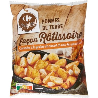 600 g Pommes de terre façon rôtissoire Carrefour original