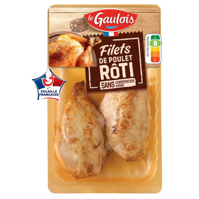 Filet de poulet roti x2 260g Le Gaulois