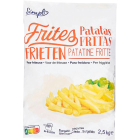 2.5 kg frites 9/9 simpl