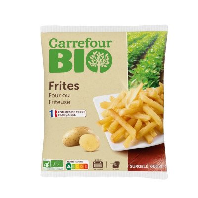 600 g frites au four Carrefour Bio