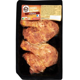 Cuisses de poulet roties x2 Carrefour