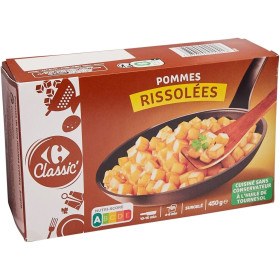 450g pommes de terre rissolées Carrefour Classic