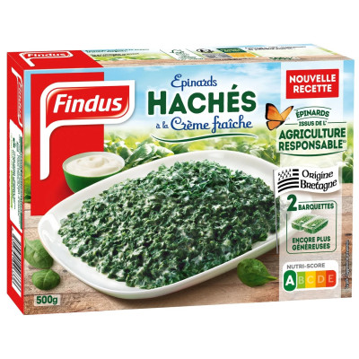 500g épinard hachés a la crème Findus