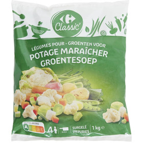 1 kg légumes potage Carrefour Classic