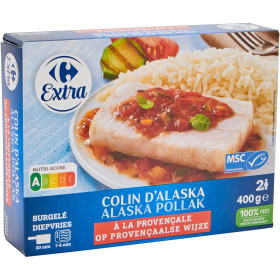 400g colin Alaska a la Provençale  Carrefour Extra