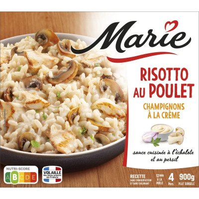 900g risotto champignons poulet  Marie