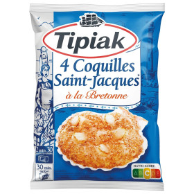 4x 90g Coquille saint jacques Bretonnes Tipiak