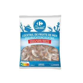 500g cocktail fruit de mer surgelé  Carrefour Classic