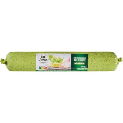 250g beurre ail et persil Carrefour Extra