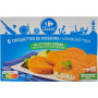 6X50g Croquettes de poisson ail et fines herbes Carrefour Classic