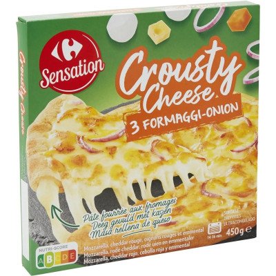 450g Pizza Crousty Cheese Carrefour Sensation